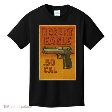 Desert Eagle 50 Cal Gun Kids T-Shirt