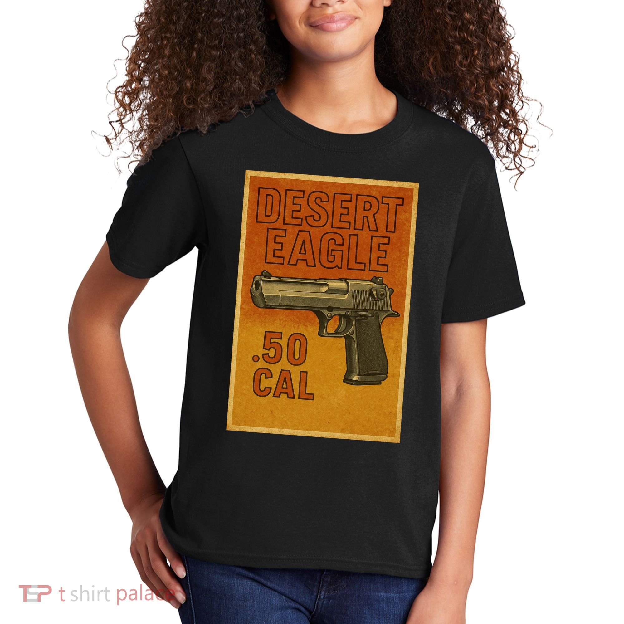 Desert Eagle 50 Cal Gun Kids T-Shirt