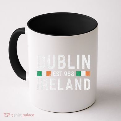 Dublin Est. 988 Ireland Irish St PatrickS Day Coffee Mug