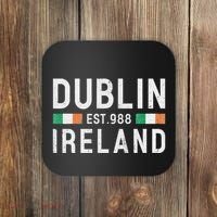 Dublin Est. 988 Ireland Irish St PatrickS Day Coaster thumb 0