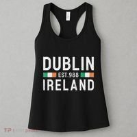 Dublin Est. 988 Ireland Irish St PatrickS Day Women's Tank Top thumb 3