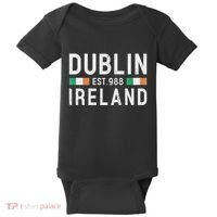 Dublin Est. 988 Ireland Irish St PatrickS Day Baby Bodysuit thumb 0