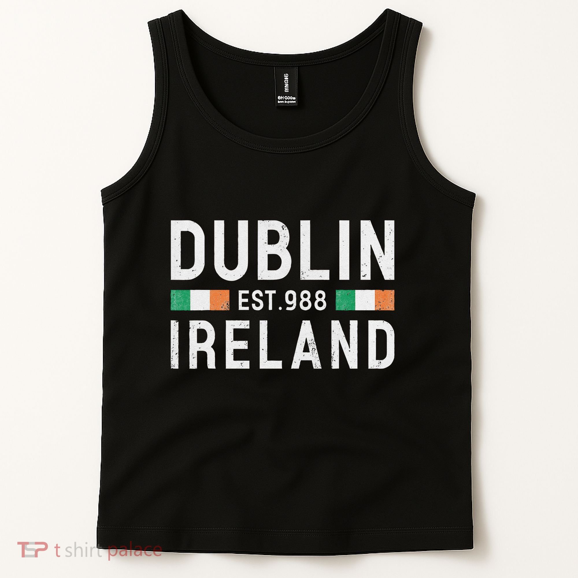 Dublin Est. 988 Ireland Irish St PatrickS Day Tank Top