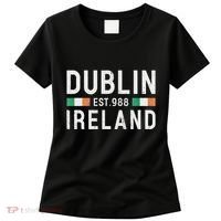 Dublin Est. 988 Ireland Irish St PatrickS Day Women's T-Shirt thumb 0