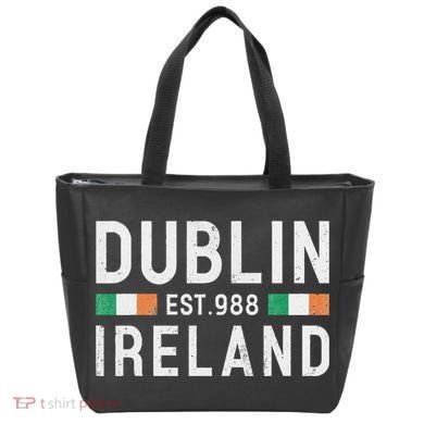 Dublin Est. 988 Ireland Irish St PatrickS Day Tote Bag