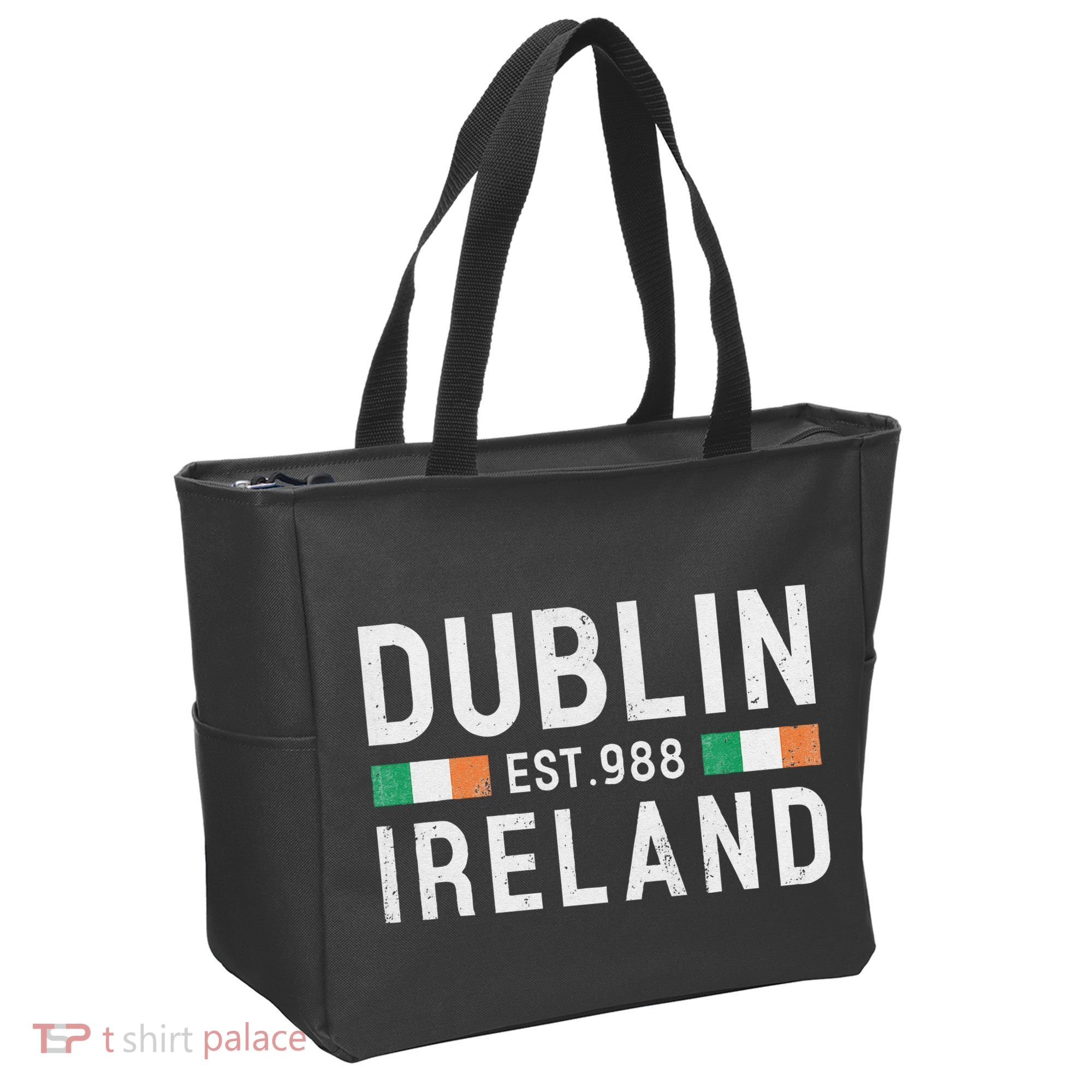 Dublin Est. 988 Ireland Irish St PatrickS Day Tote Bag