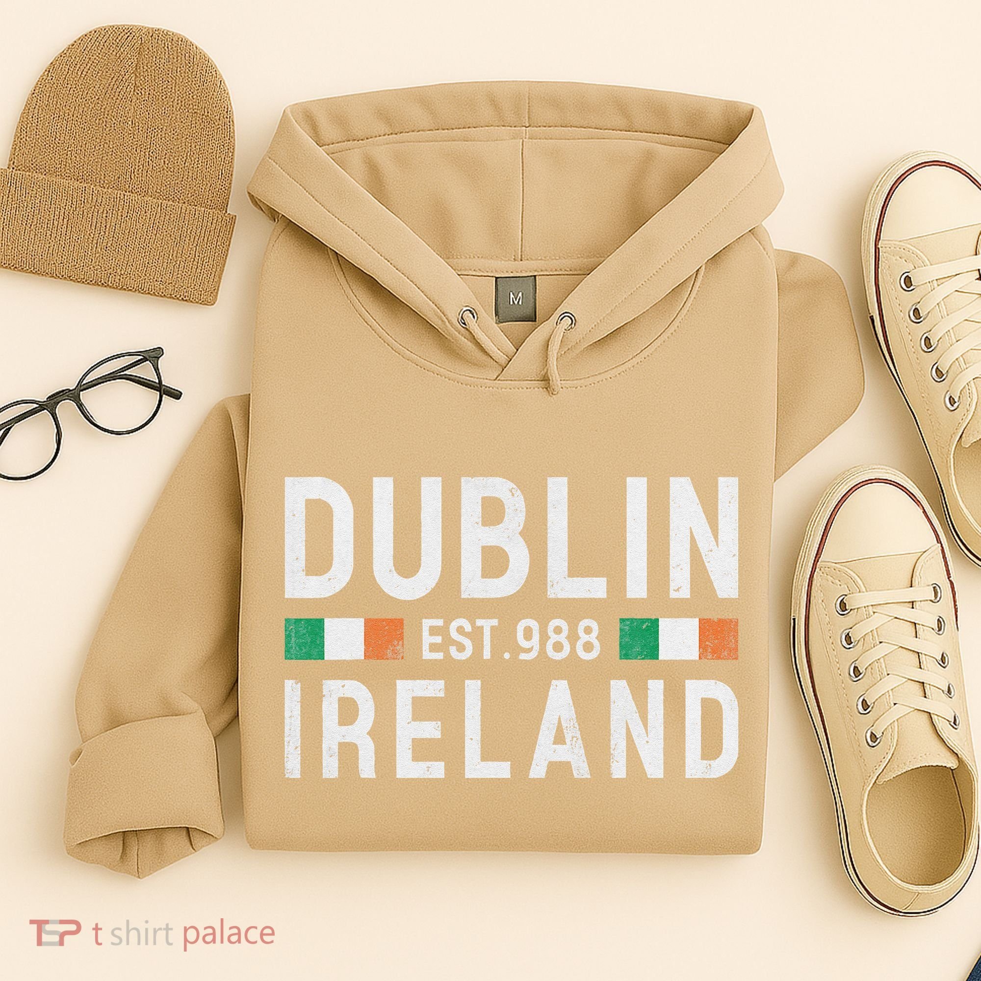 Dublin Est. 988 Ireland Irish St PatrickS Day Hoodie