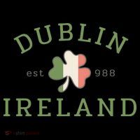 Dublin Est 988 Ireland Flag Shamrock Groovy St Patrick Day Coffee Mug thumb 5