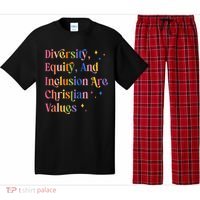 Diversity Equity And Inclusion Are Christian Values Kindness  Pajama Set thumb 0