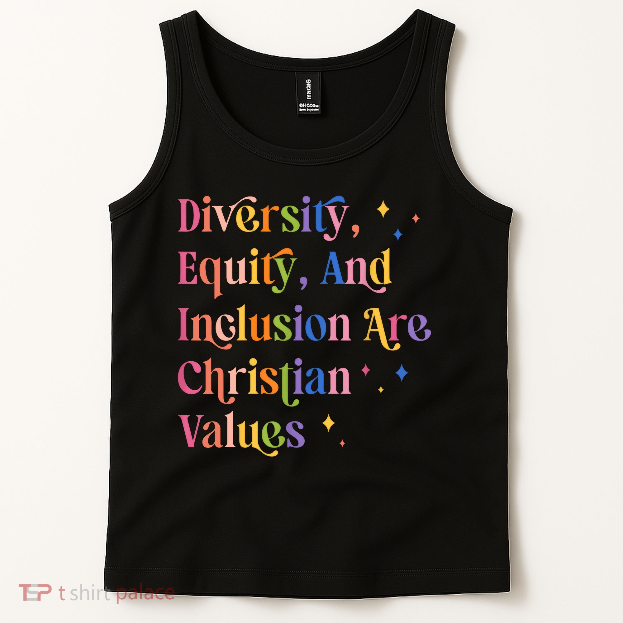 Diversity Equity And Inclusion Are Christian Values Kindness  Tank Top