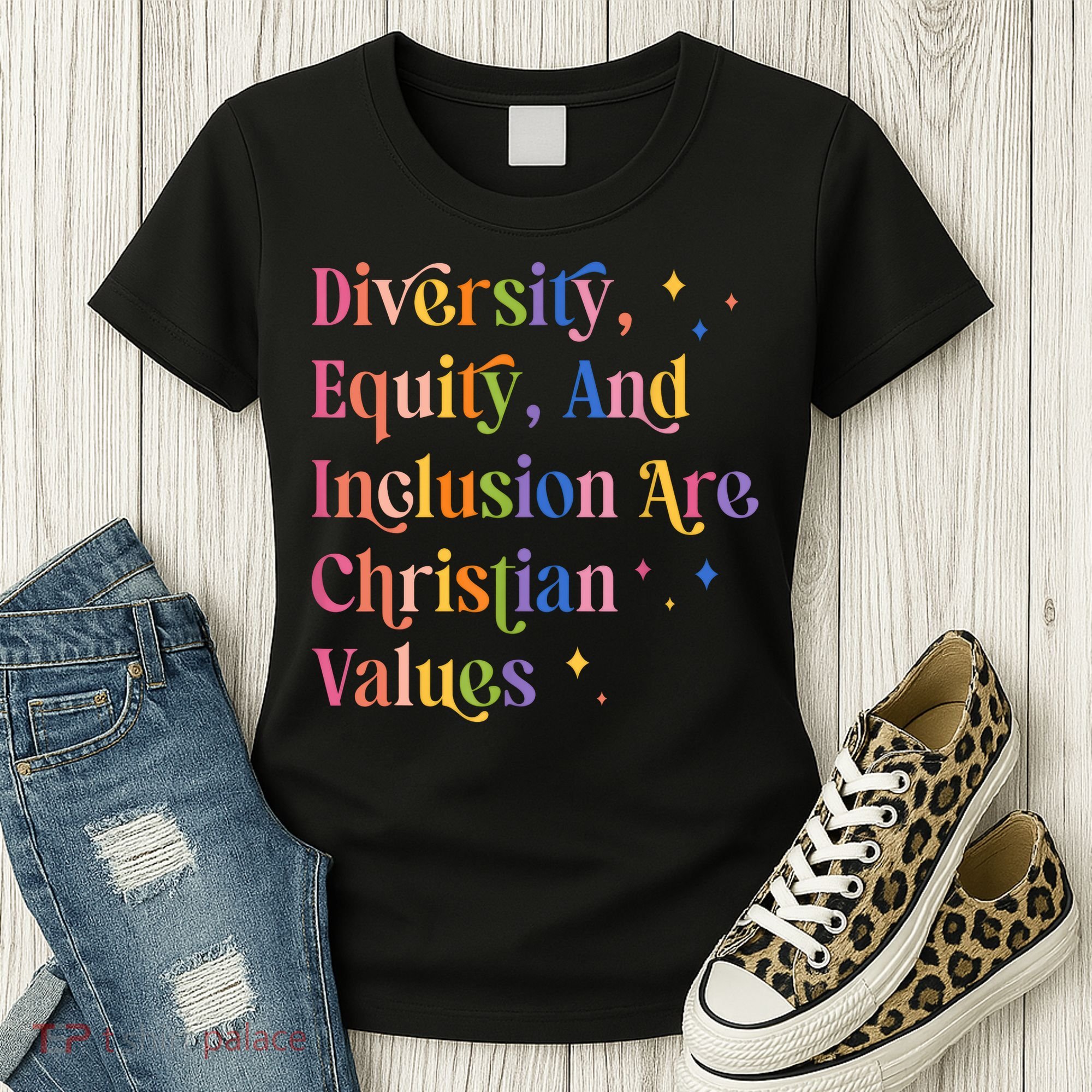 Diversity Equity And Inclusion Are Christian Values Kindness  Women's T-Shirt