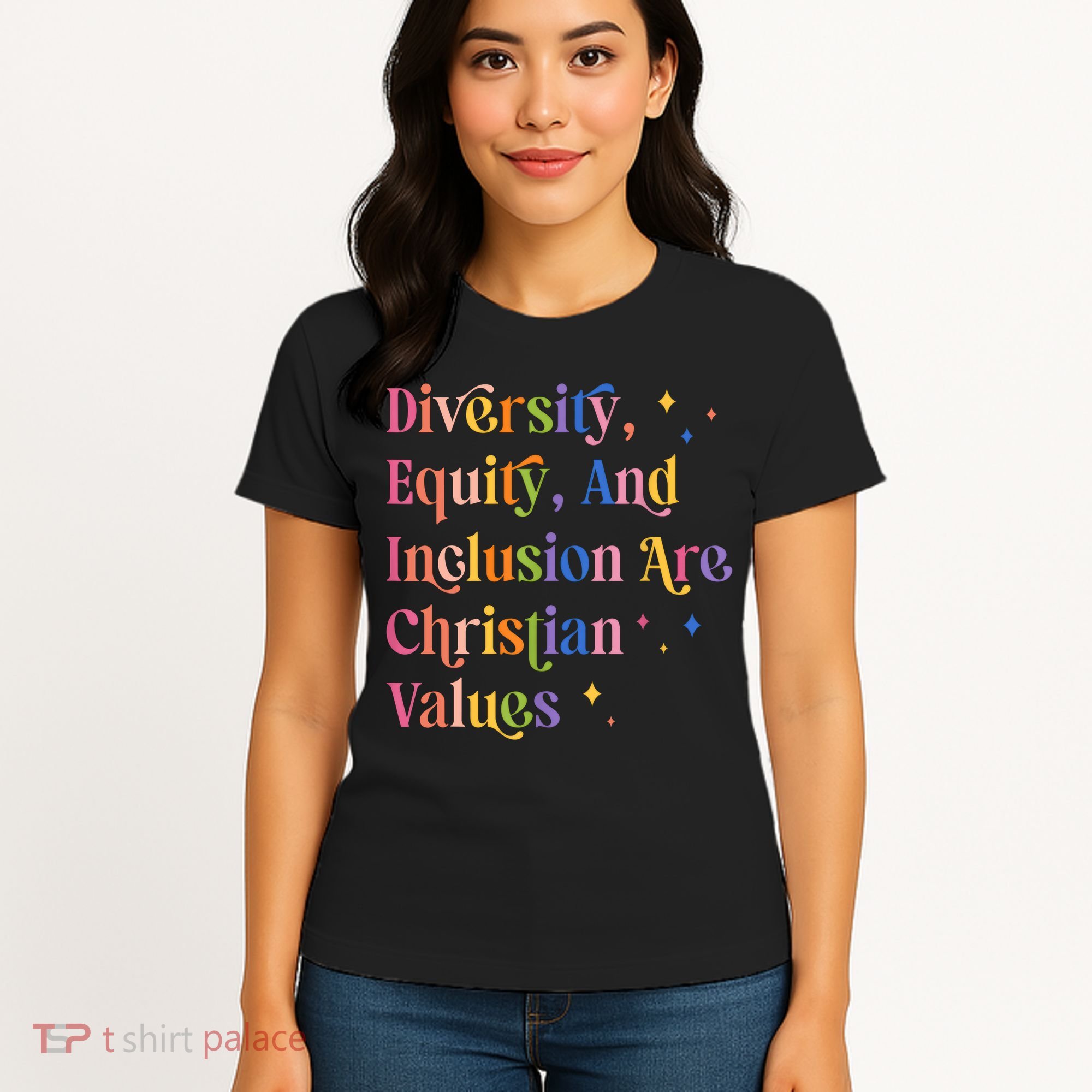 Diversity Equity And Inclusion Are Christian Values Kindness  Women's T-Shirt