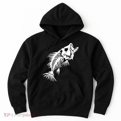 Dead Fish Skeleton X-Ray Hoodie