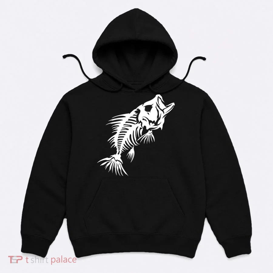 Dead Fish Skeleton X-Ray Hoodie