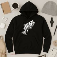 Dead Fish Skeleton X-Ray Hoodie thumb 3