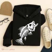 Dead Fish Skeleton X-Ray Hoodie thumb 4