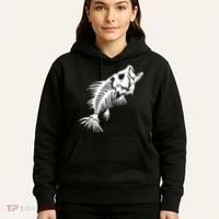 Dead Fish Skeleton X-Ray Hoodie thumb 5