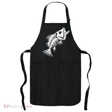 Dead Fish Skeleton X-Ray Apron
