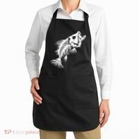 Dead Fish Skeleton X-Ray Apron thumb 2