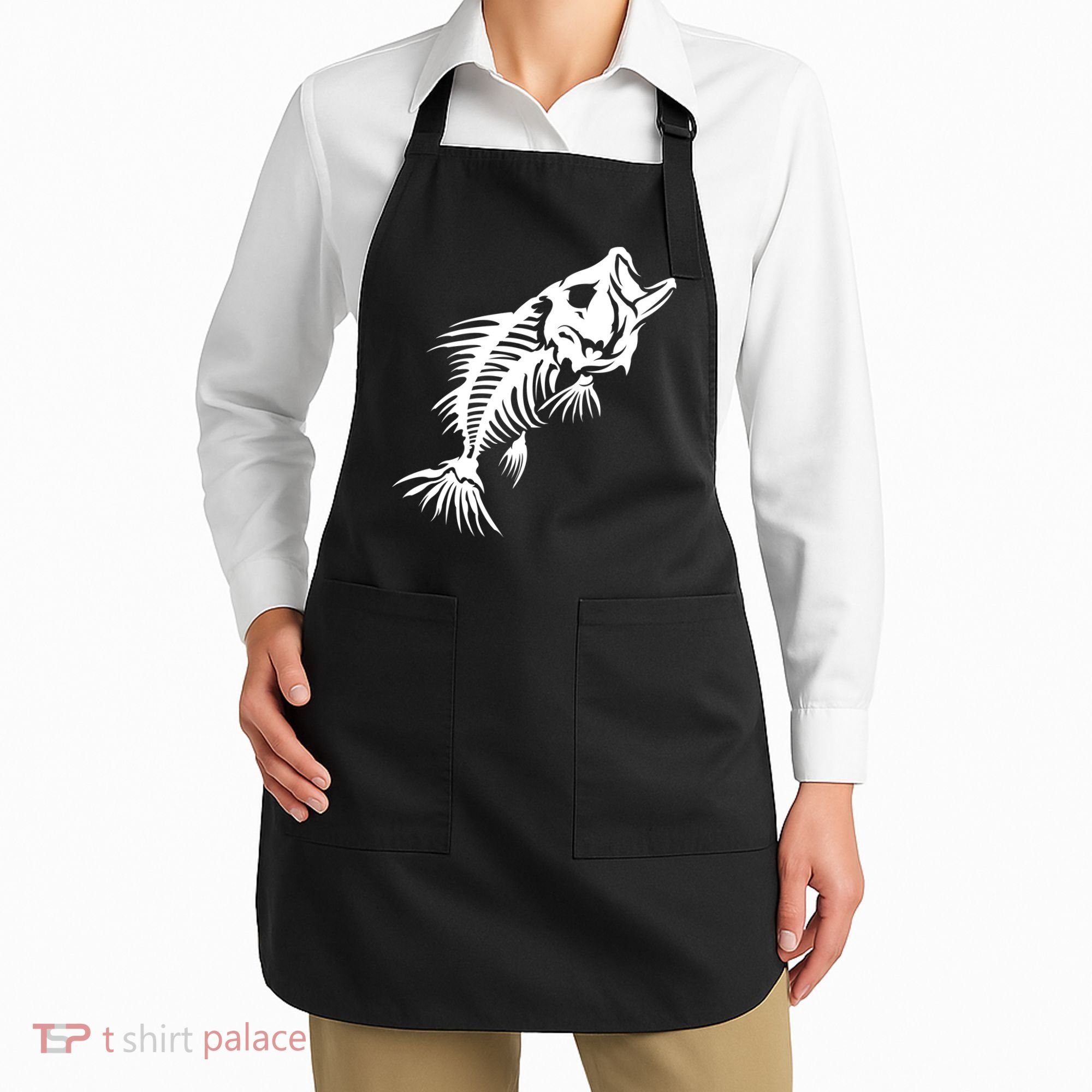 Dead Fish Skeleton X-Ray Apron