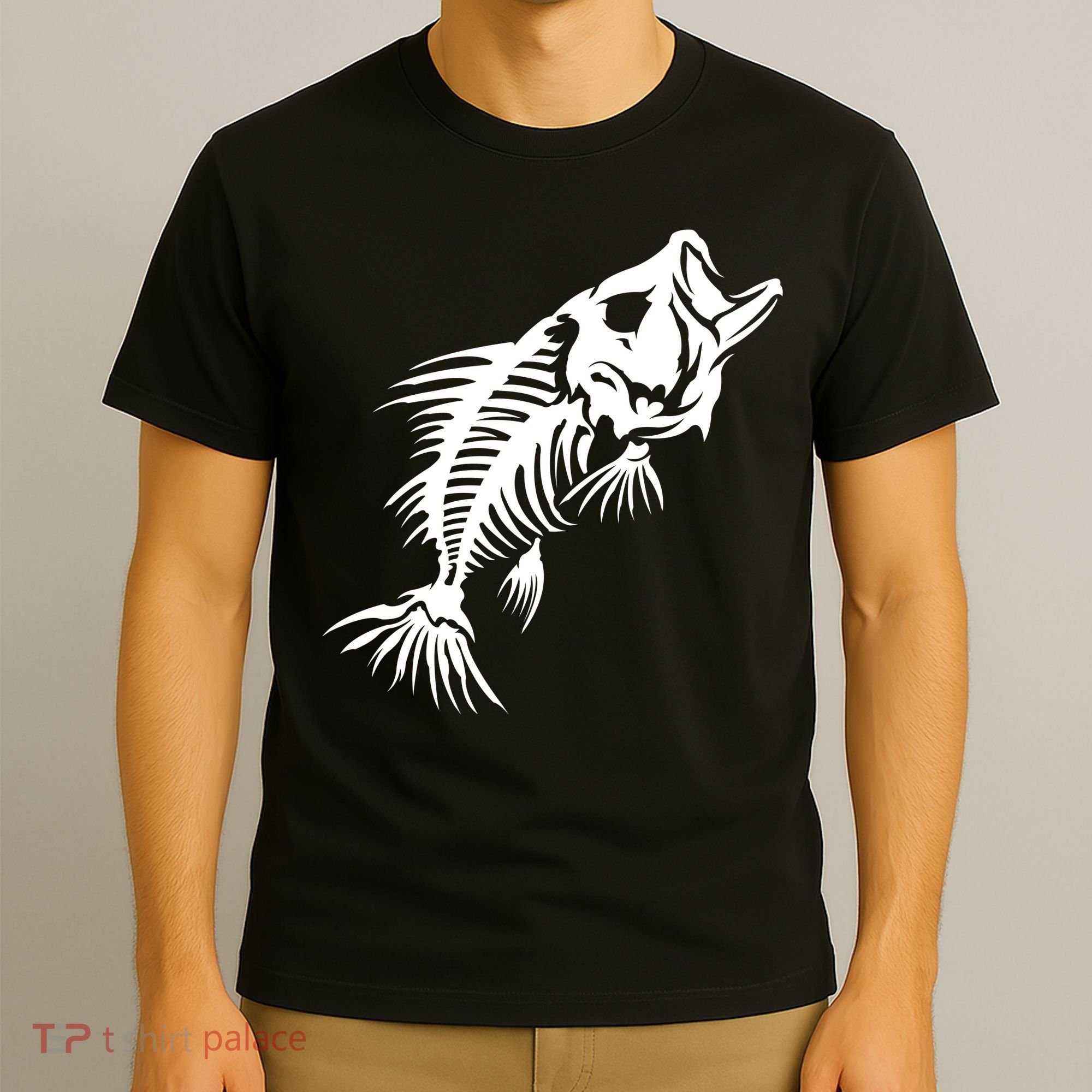 Dead Fish Skeleton X-Ray T-Shirt