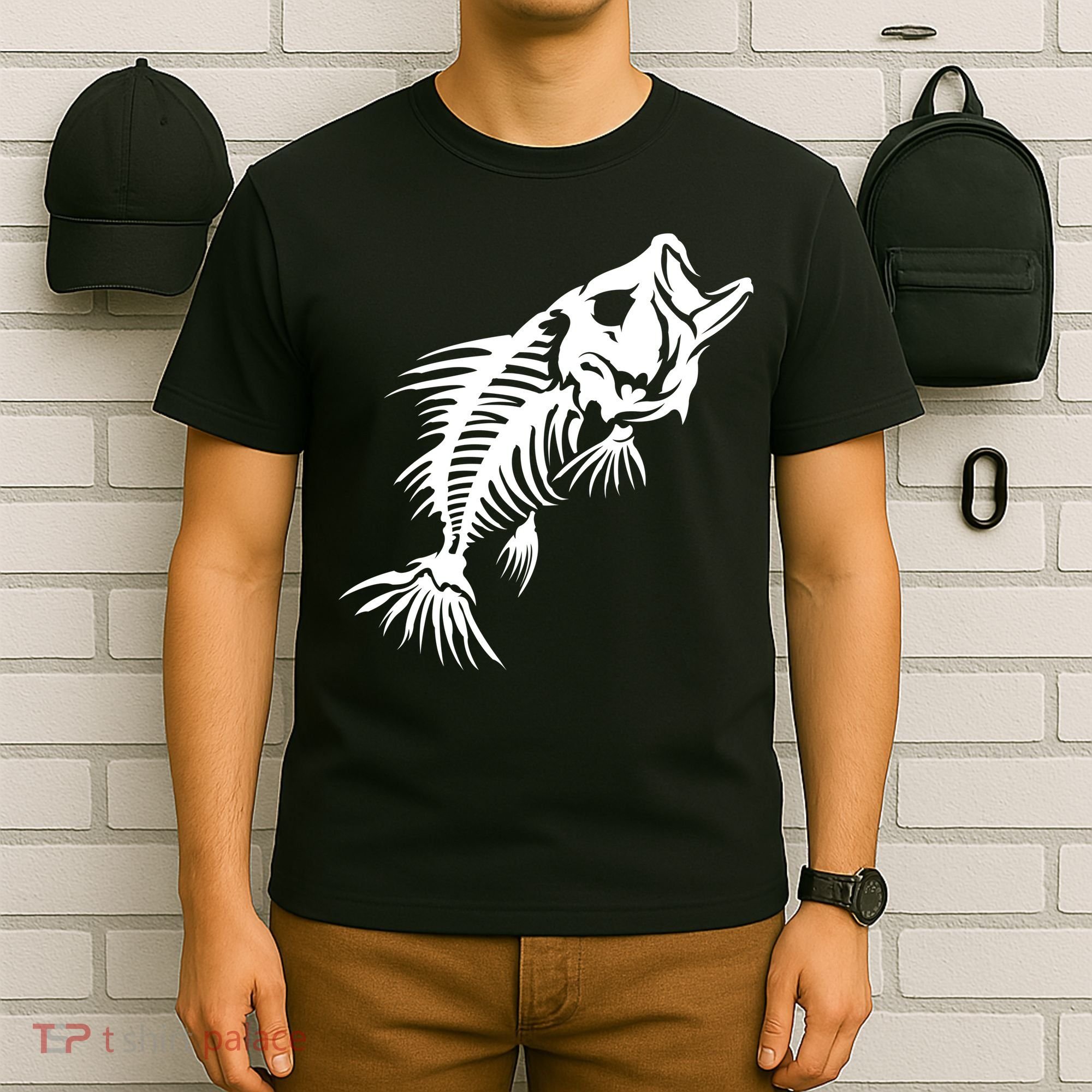 Dead Fish Skeleton X-Ray T-Shirt
