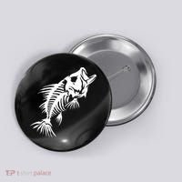 Dead Fish Skeleton X-Ray Button thumb 0