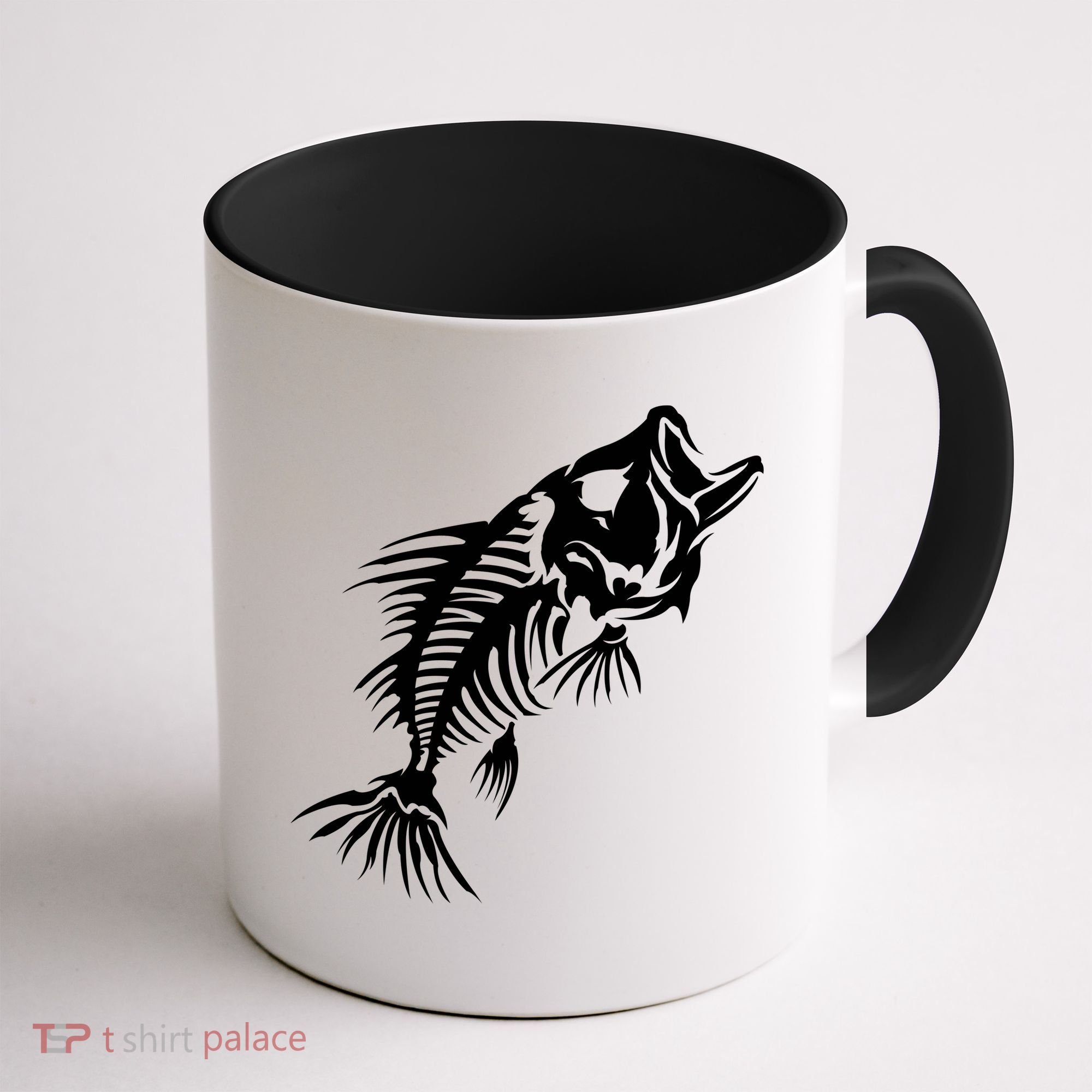 Dead Fish Skeleton X-Ray Coffee Mug