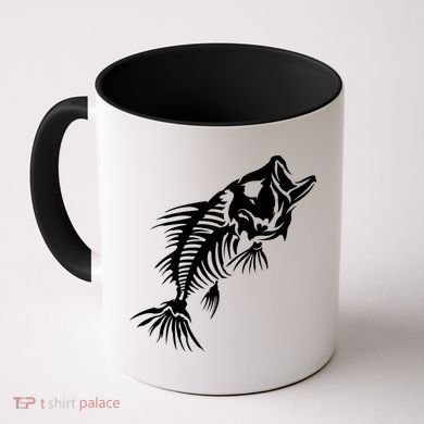 Dead Fish Skeleton X-Ray Coffee Mug
