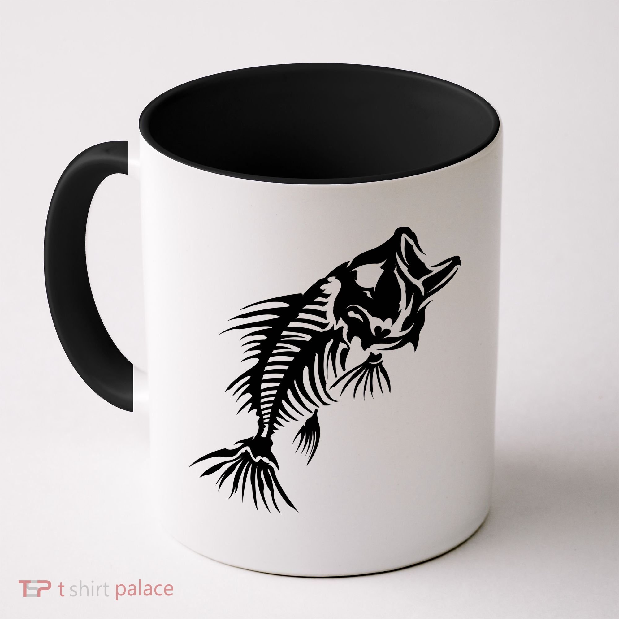 Dead Fish Skeleton X-Ray Coffee Mug