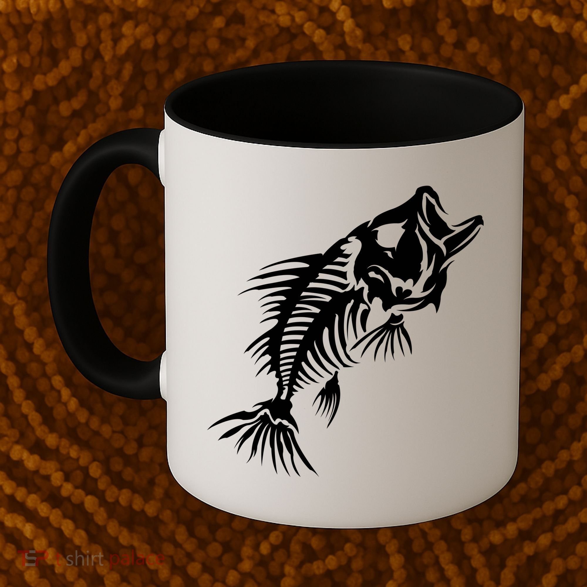 Dead Fish Skeleton X-Ray Coffee Mug