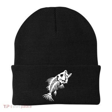 Dead Fish Skeleton X-Ray Beanie