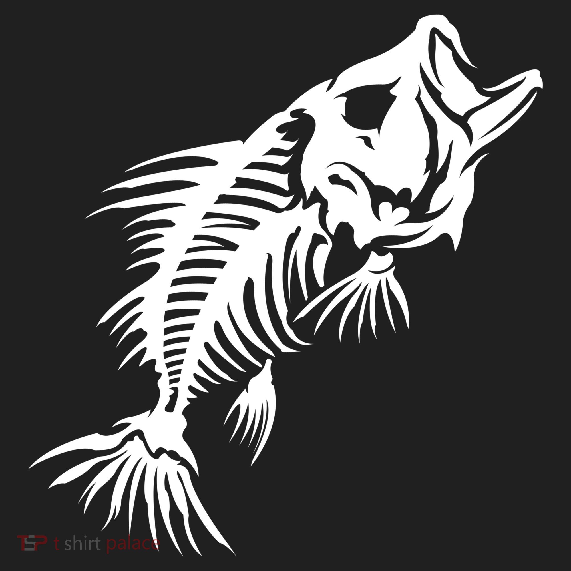 Dead Fish Skeleton X-Ray Beanie