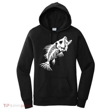 Dead Fish Skeleton X-Ray Women's Hoodie