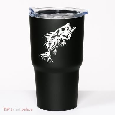 Dead Fish Skeleton X-Ray Tumbler