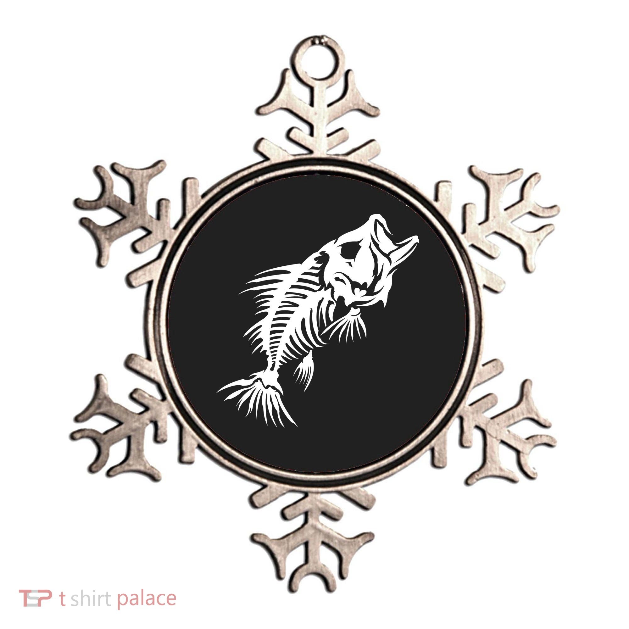 Dead Fish Skeleton X-Ray Ornament