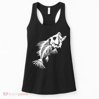 Dead Fish Skeleton X-Ray Women's Tank Top thumb 0