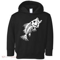 Dead Fish Skeleton X-Ray Toddler Hoodie thumb 0