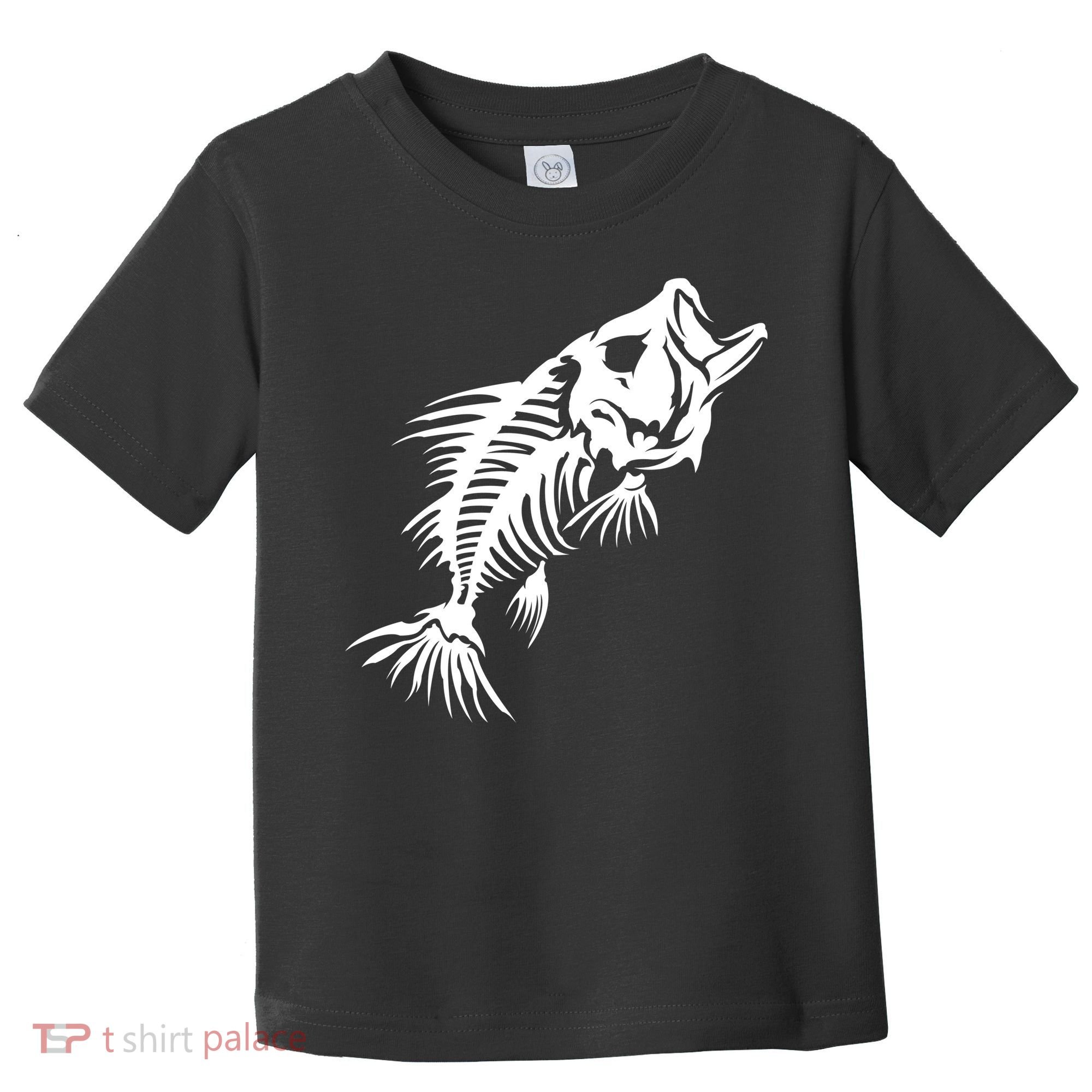 Dead Fish Skeleton X-Ray Toddler T-Shirt