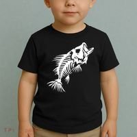 Dead Fish Skeleton X-Ray Toddler T-Shirt thumb 2
