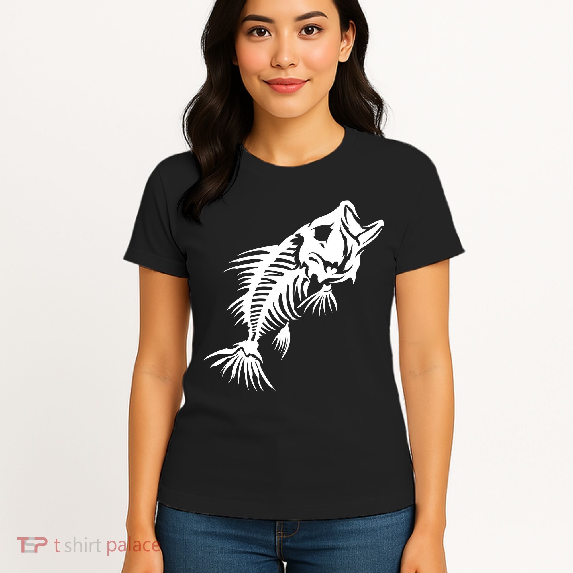 Dead Fish Skeleton X-Ray Women's T-Shirt