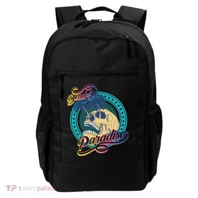Dead In Paradise Tropical Skull Backpack