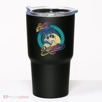 Dead In Paradise Tropical Skull Tumbler thumb 0