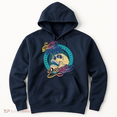 Dead In Paradise Tropical Skull Hoodie