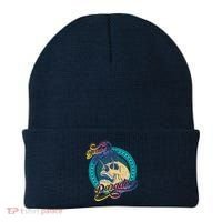 Dead In Paradise Tropical Skull Beanie thumb 0