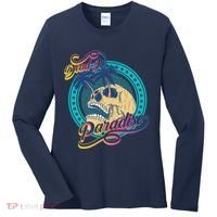 Dead In Paradise Tropical Skull Women's Long Sleeve Shirt thumb 0