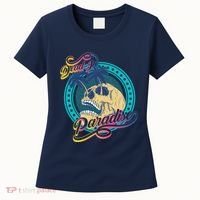 Dead In Paradise Tropical Skull Women's T-Shirt thumb 0