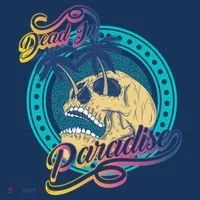 Dead In Paradise Tropical Skull Women's T-Shirt thumb 6