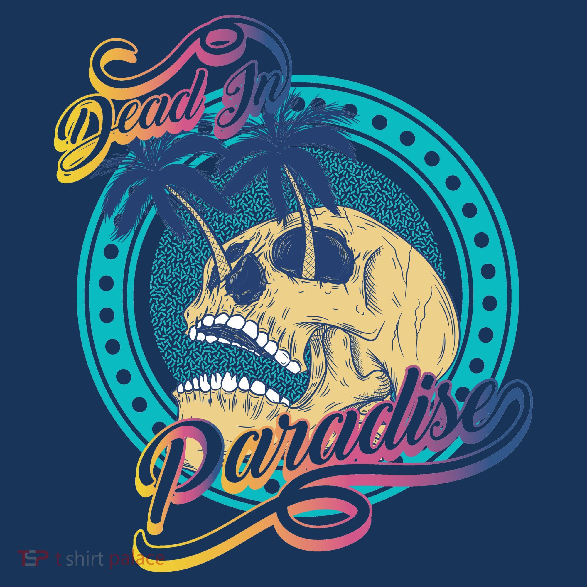 Dead In Paradise Tropical Skull Kids Sweatshirt