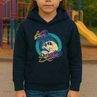 Dead In Paradise Tropical Skull Kids Hoodie thumb 3